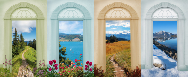 Bild-Nr: 12912894 Vier Jahreszeiten Collage II Erstellt von: SusaZoom