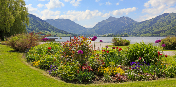 Bild-Nr: 12913088 Schlierseeidylle im Kurpark Landschaft Bayern Erstellt von: SusaZoom