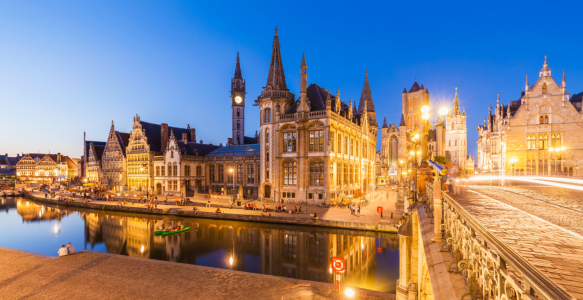 Bild-Nr: 12913546 Altstadt von Gent in Belgien bei Nacht Erstellt von: dieterich