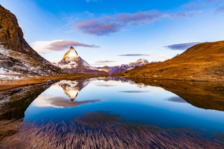 Bild-Nr: 12913547  Matterhorn und Riffelsee bei Zermatt - Schweiz Erstellt von: dieterich