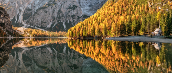 Bild-Nr: 12914089 Herbst am Pragser Wildsee Erstellt von: Achim Thomae