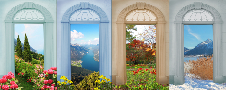 Bild-Nr: 12914369 Vier Jahreszeiten Collage Erstellt von: SusaZoom