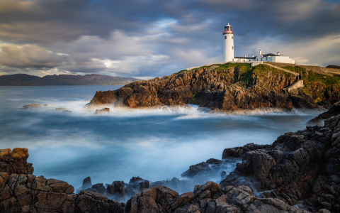Bild-Nr: 12914691 Leuchtturm Fanad Head im Abendlicht Erstellt von: Daniela Beyer