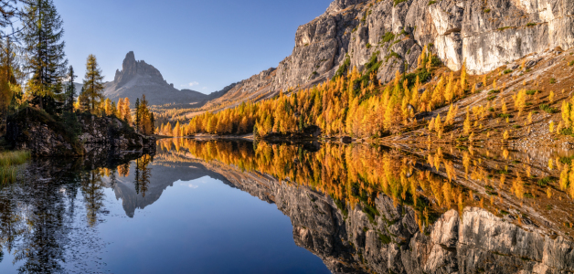 Bild-Nr: 12914708 Herbst am Lago di Federa Erstellt von: Achim Thomae