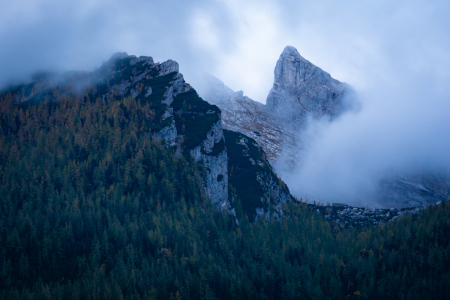 Bild-Nr: 12916756 Hochkalter im Berchtesgadener Land im Nebel Erstellt von: Martin Martin Wasilewski