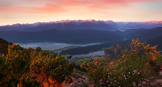 Bild-Nr: 12918185 Morgenstimmung am Martinskopf mit Walchenseeblick Erstellt von: SusaZoom
