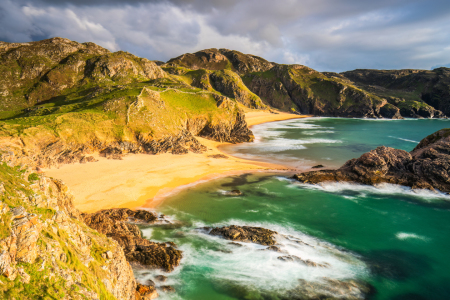 Bild-Nr: 12918601 Irlands wunderschöne Küste im goldenen Licht Erstellt von: Daniela Beyer