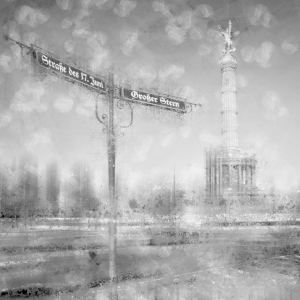 Bild-Nr: 12919537 City-Art BERLIN Siegessäule - monochrom  Erstellt von: Melanie Viola