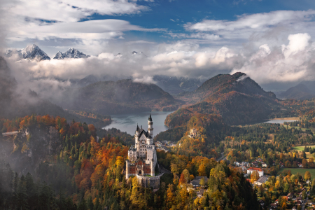 Bild-Nr: 12928387 Schloss Neuschwanstein im Herbst Erstellt von: Achim Thomae