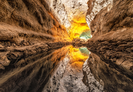 Bild-Nr: 12931459 Lavahöhle Cueva de los Verdes Erstellt von: Nordbilder