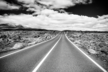 Bild-Nr: 12931913 Hot Street Lanzarote BW Erstellt von: Nordbilder