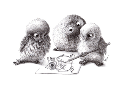 Bild-Nr: 12933231 Vier Eulen Erstellt von: StefanKahlhammer