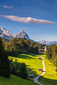 Bild-Nr: 12935598 Zugspitzblick in Oberbayern Erstellt von: Achim Thomae