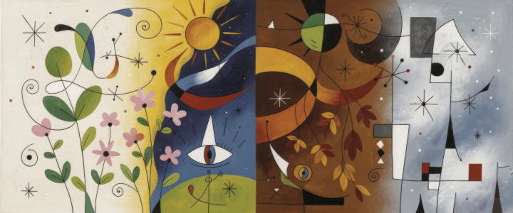 Bild-Nr: 12937081 Jahreszeiten KI Erstellt von: XYRIUS