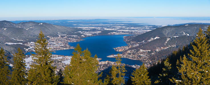 Bild-Nr: 12937440 Tegernseeblick vom Wallberg Winterlandschaft Erstellt von: SusaZoom