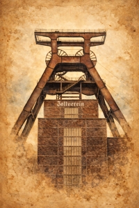 Bild-Nr: 12937511 Industriekultur Zollverein  KI Erstellt von: gabii40