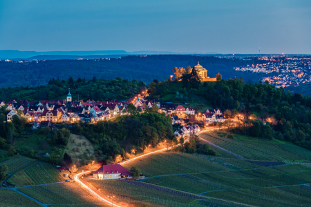 Bild-Nr: 12939226 Grabkapelle in Stuttgart am Abend Erstellt von: dieterich
