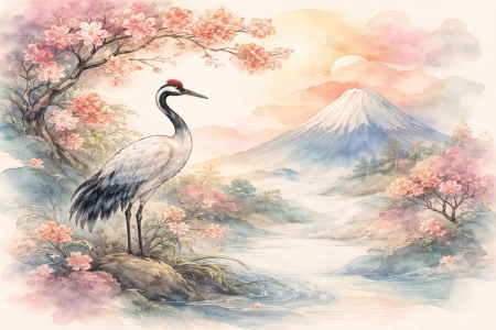 Bild-Nr: 12939310 Eleganz unter Kirschblüten KI Erstellt von: gabii40