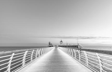 Bild-Nr: 12939452 Seebrücke Grömitz S_W Erstellt von: Ursula Reins