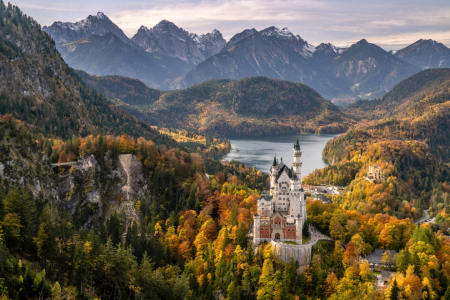 Bild-Nr: 12939521 Herbst am Schloss Neuschwanstein Erstellt von: Achim Thomae