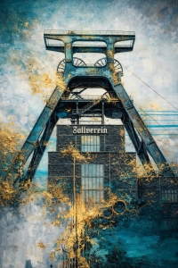 Bild-Nr: 12940464 Zollverein  Industrielle Renaissance KI Erstellt von: gabii40