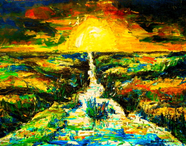 Bild-Nr: 11504431 Sonnenaufgang über der Marsch Erstellt von: Eberhard Schmidt-Dranske