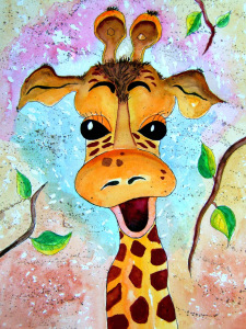 Bild-Nr: 11792952 Giraffe Gisela Aquarell Erstellt von: siegfried2838