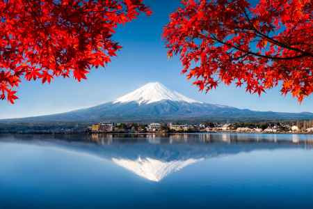 Bild-Nr: 11808490 Berg Fuji und See Kawaguchiko im Herbst   Erstellt von: eyetronic