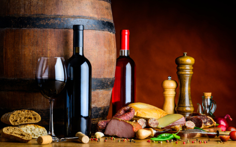 Bild-Nr: 11909666 Rustikales Essen mit Weinkost Erstellt von: xfotostudio