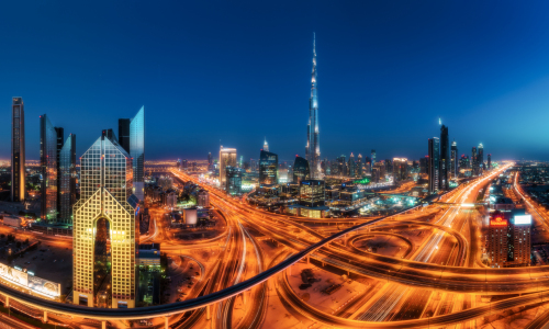 Bild-Nr: 11913656 Dubai - Skyline Panorama Burj Khalifa Erstellt von: Jean Claude Castor