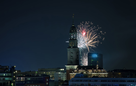 Bild-Nr: 11978331 Feuerwerk am Michel Erstellt von: Hamburg-Impressionen