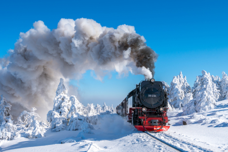 Bild-Nr: 12245808 Brockenbahn im Winter Erstellt von: PH-Photography
