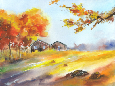 Bild-Nr: 12259545 Hütten in Herbst Erstellt von: JitkaKrause