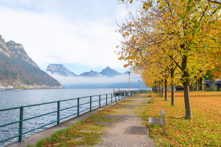 Bild-Nr: 12283168 Herbstmorgen am Traunsee Salzkammergut Erstellt von: SusaZoom