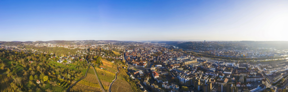 Bild-Nr: 12297217 Panorama Luftbild Esslingen am Neckar Erstellt von: dieterich