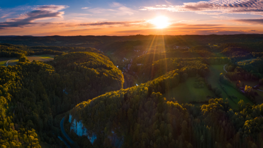 Bild-Nr: 12301923 Sonnenuntergang im fränkischen Jura im Herbst Erstellt von: raphotography88