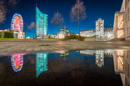 Bild-Nr: 12623502 Augustusplatz in Leipzig am Abend Erstellt von: Martin Martin Wasilewski