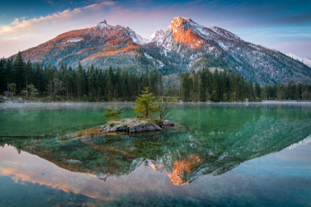 Bild-Nr: 12624510 Hochkalter im Spiegel Erstellt von: Martin Martin Wasilewski