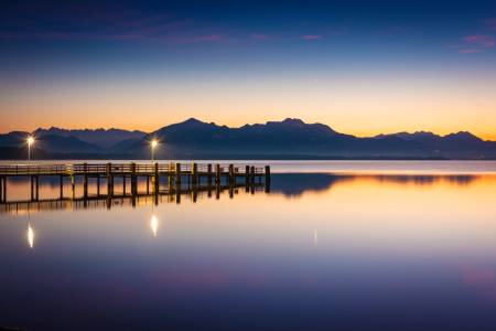 Bild-Nr: 12628577 Abend in Chieming am Chiemsee Erstellt von: Martin Martin Wasilewski
