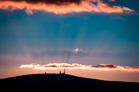Bild-Nr: 12631249 Brocken im Sonnenuntergang Erstellt von: Martin Martin Wasilewski