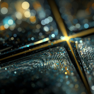 Bild-Nr: 12739680 Mikroskopisch - Goldenes Kreuz Erstellt von: Sandra Höfer