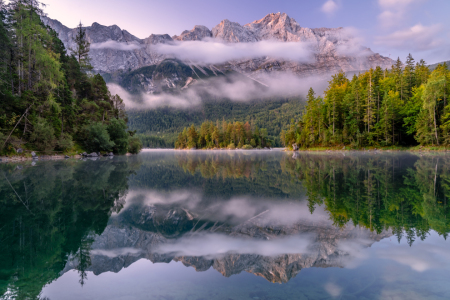 Bild-Nr: 12754787 Morgens am Eibsee in Bayern Erstellt von: Achim Thomae