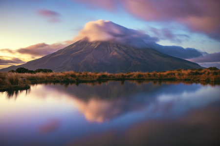 Bild-Nr: 12769771 Neuseeland Mount Taranaki Reflektionen Erstellt von: Jean Claude Castor