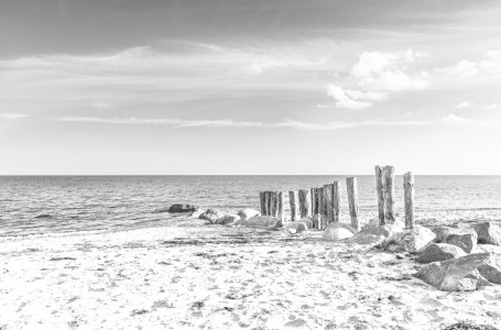 Bild-Nr: 12812717 Ostsee Buhne     S_W        Erstellt von: Ursula Reins