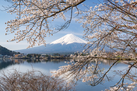 Bild-Nr: 12813615 Berg Fuji und Kawaguchi See im Frühling Erstellt von: eyetronic