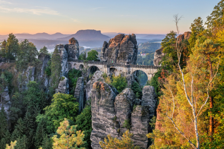 Bild-Nr: 12814598 Basteibrücke im Herbst Erstellt von: eyetronic