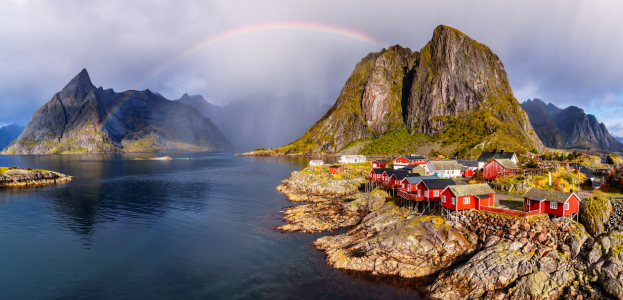 Bild-Nr: 12846142 Fischerdorf Hamnoy Lofoten Norwegen Erstellt von: Achim Thomae