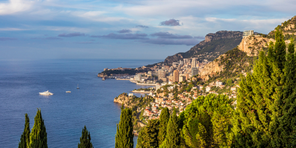 Bild-Nr: 12859450 Blick von Roquebrune auf das Fürstentum Monaco Erstellt von: dieterich