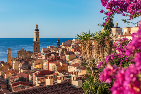 Bild-Nr: 12859645 Altstadt von Menton am Mittelmeer - Frankreich Erstellt von: dieterich