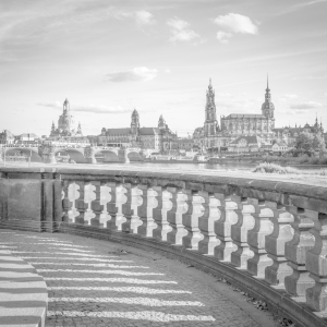 Bild-Nr: 12860761 Dresden Königsufer schwarzweiß Erstellt von: eyetronic
